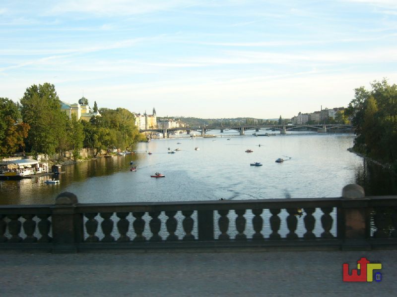 Blick auf die Moldau